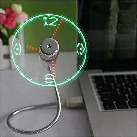 TIMEFAN ™ mini ventilateur de table avec affichage de l'heure